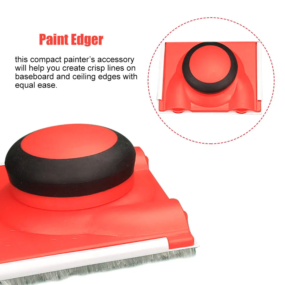 

Ergonomic Plastic Durable With Pad Refills Hand Tool Paint Edger Wall Treatments Portable