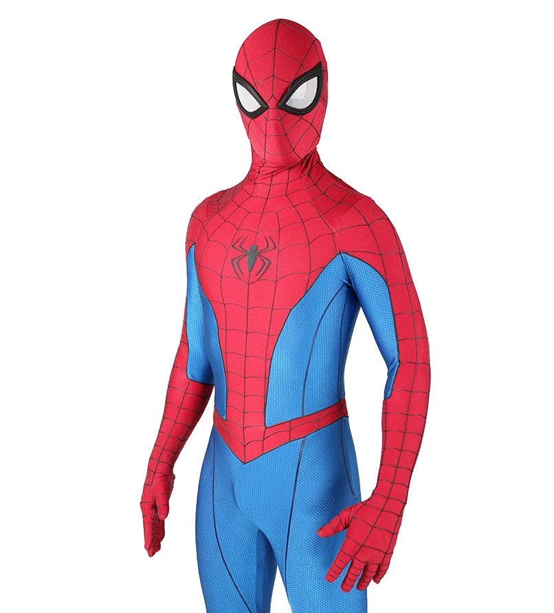 Классический костюм для косплея Питера Паркера PS4 на Хэллоуин Зентаи боди