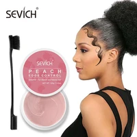sevich hair edge control pomade 100g holding long lasting modify frizzy hairs hair styling products hair wax with brush comb