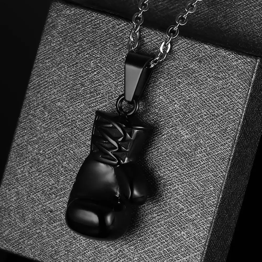 Модное ювелирное ожерелье Милая Мини Подвеска в виде боксерских перчаток из