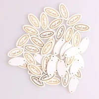 white oval letter wooden buttons for handwork for clothing scrapbooking crafts diy needlework accessories button decoratives e