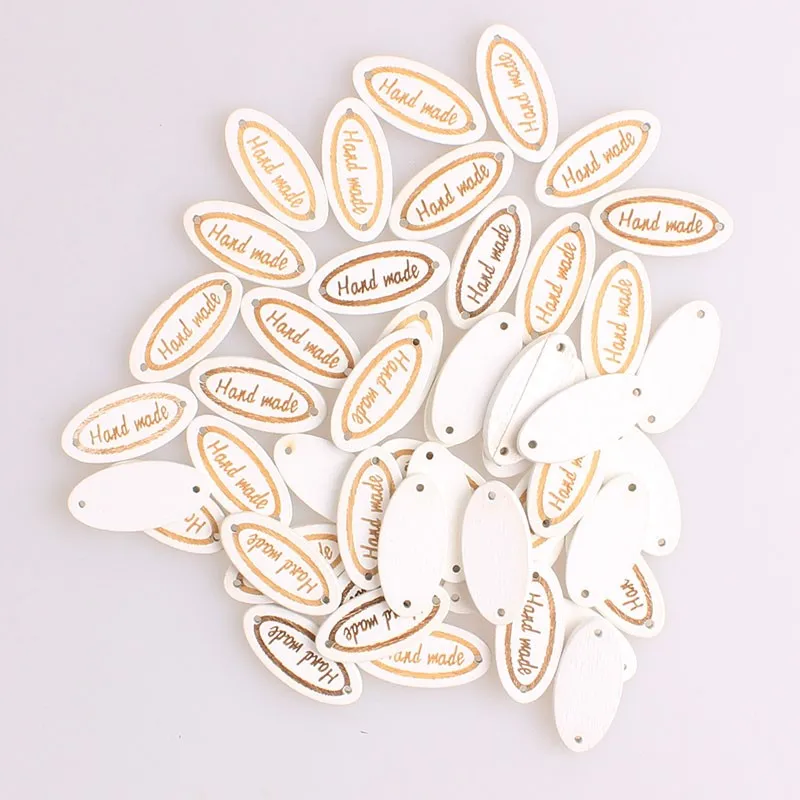 Белые овальные деревянные пуговицы с буквами для рукоделия одежды скрапбукинга