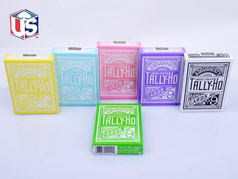 Ату обратный Прекрасный Игральные карты круг обратно красочные палубе Ellusionist