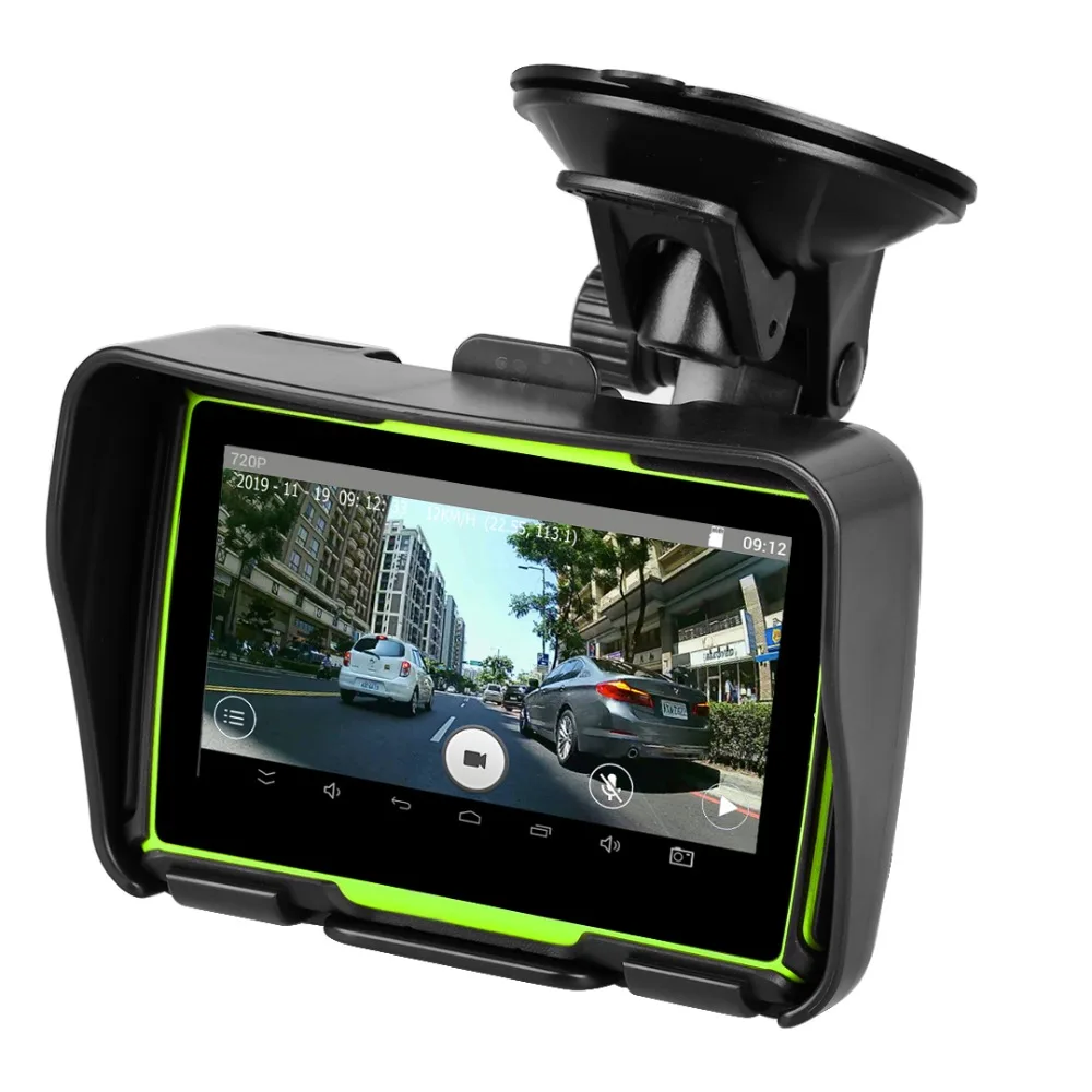 Новейший Fodsports gps мото навигатор 4,3 дюймов с DVR IPX7 Водонепроницаемая Android система wifi Bluetooth мотоцикл gps навигация