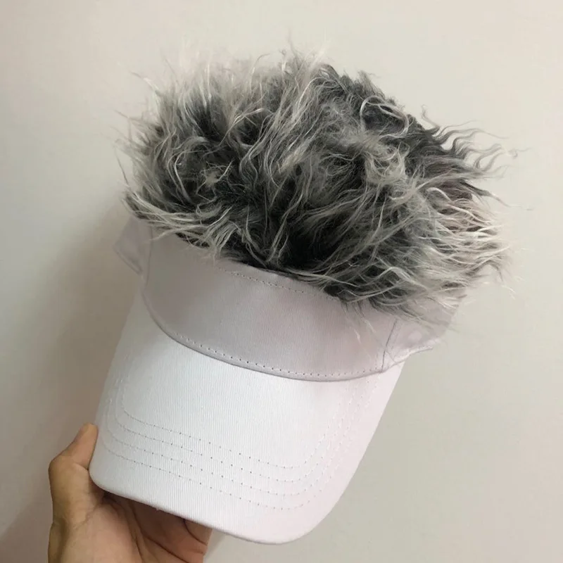 

Europe and the United States restore ancient ways creative personality street cap male wig a baseball cap creative hat