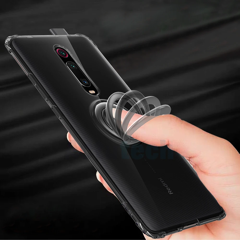 

For Xiaomi Mi 9t Case Funda For Redmi Note 7 K20 Pro Case For Xiaomi Mi 9 Mi9 SE Back Cover Cases Clear TPU Magnetic Car Holder