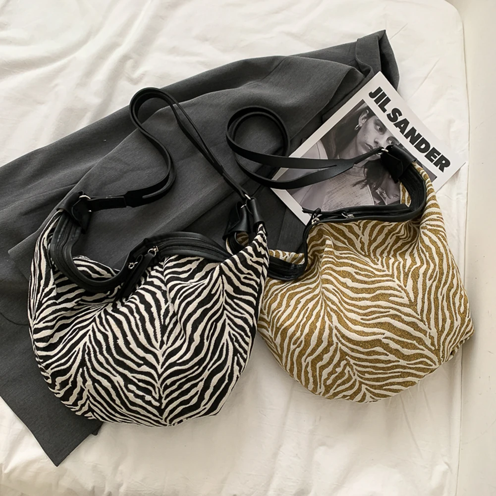 

Fashion PU Leather Crossbody Bags For Women 2020 Ladies Zebra Pattern Shoulder Handbags Female Travel Big Capacity Messenger Bag