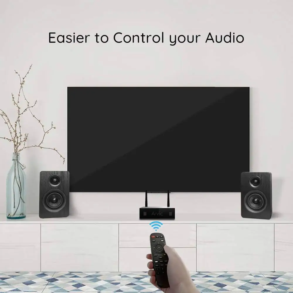 Arylic аудио усилитель дистанционного управления USB Aux In opt WiFi Bluetooth|Пульты ДУ| |