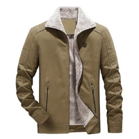 jacket masculine coat male brand mens clothing lapel new 2021mens casual coat cotton military jacket thick fleece warm jacket