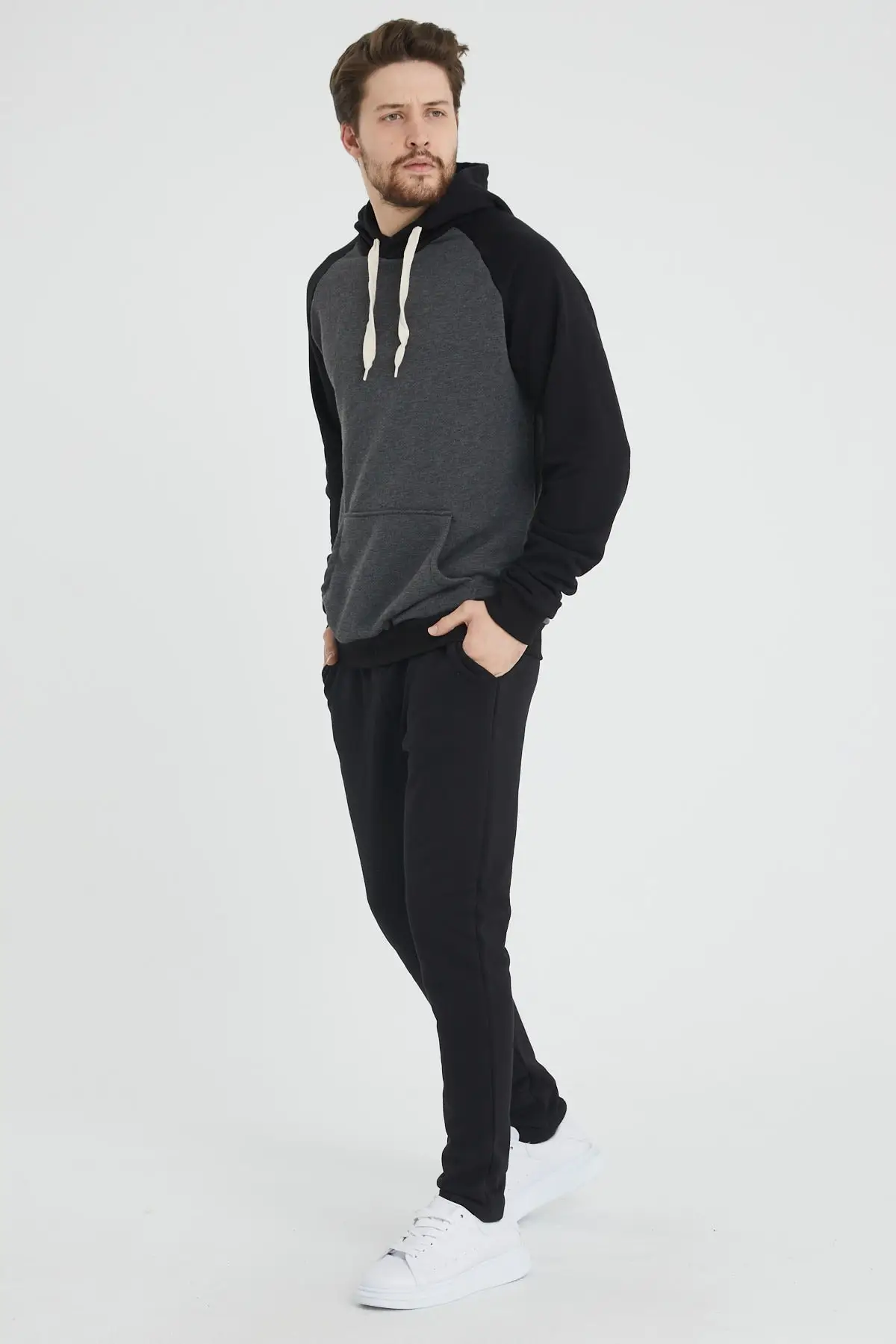 Men's Anthracite Tracksuit Set