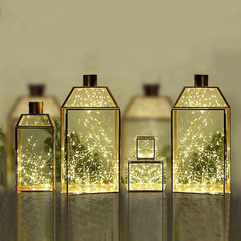 Светодиодный светильник 5 м/10 м гирлянда занавес с USB проводом Рождественская