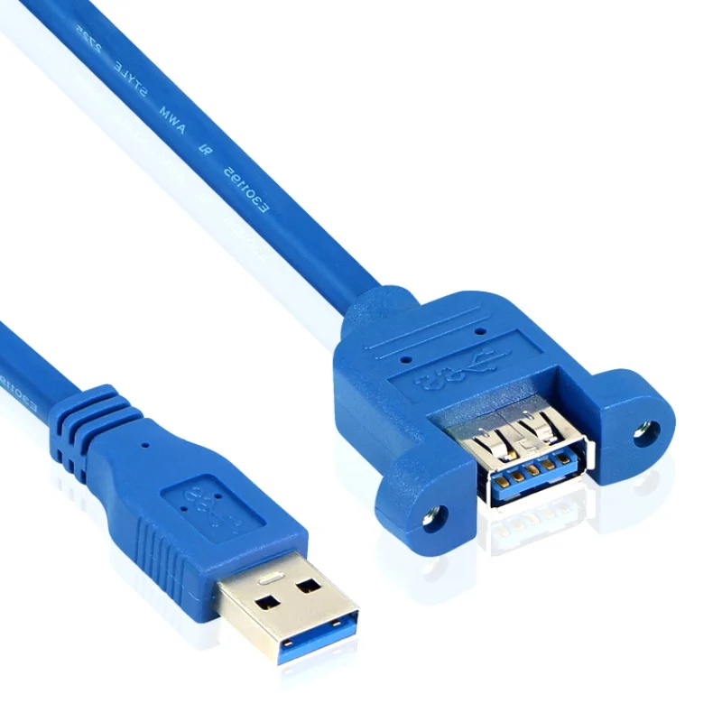 50 шт./лот 60 см/100 см/180 см/300 см USB3.0 B мама USB 3 0 папа Удлинительный кабель для