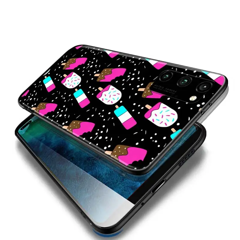 

Colorful Polka Dots for Honor 30i 20 10 9A 9C 9S 9N 9X 9 8A 8C 8S 8X MAX 8 7A 7C 7S 7 Pro Lite Soft Black Phone Case