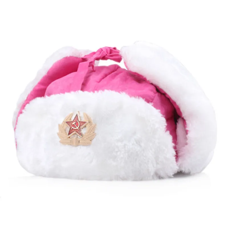 Россия ушанка советский значок армейский Военный бомбардировщик шапки пилот