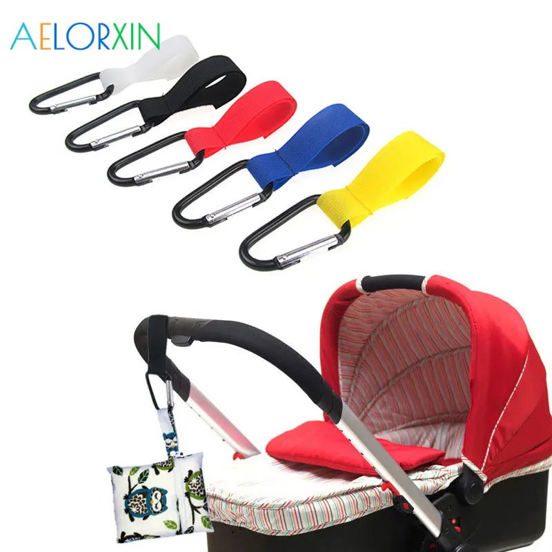 

3Pcs/Lot Pushchair Stroller Hook Shopping Bag Clip Baby Stroller Accessories Convenient Hooks Car Hanging Strap Baby Carriages