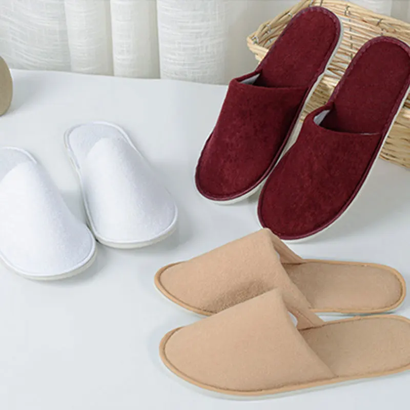 2019 New Winter Home Slippers Indoor Floor Shoes Hotel Travel Spa Slipper for Women Men Slides Guest 27.5cm | Обувь
