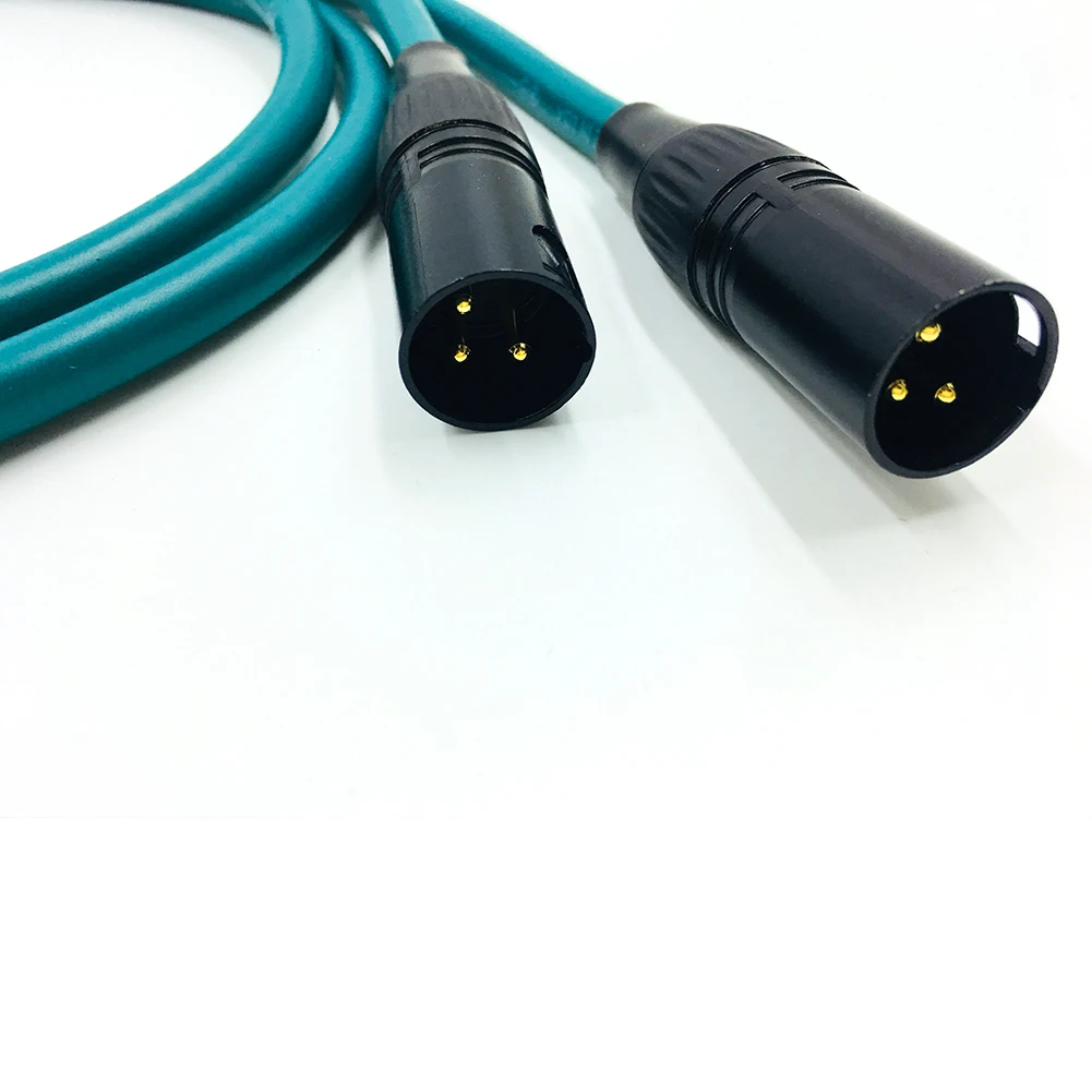 Высококачественный аудиокабель 2RCA к 2XLR 3-контактный для динамика усилителя