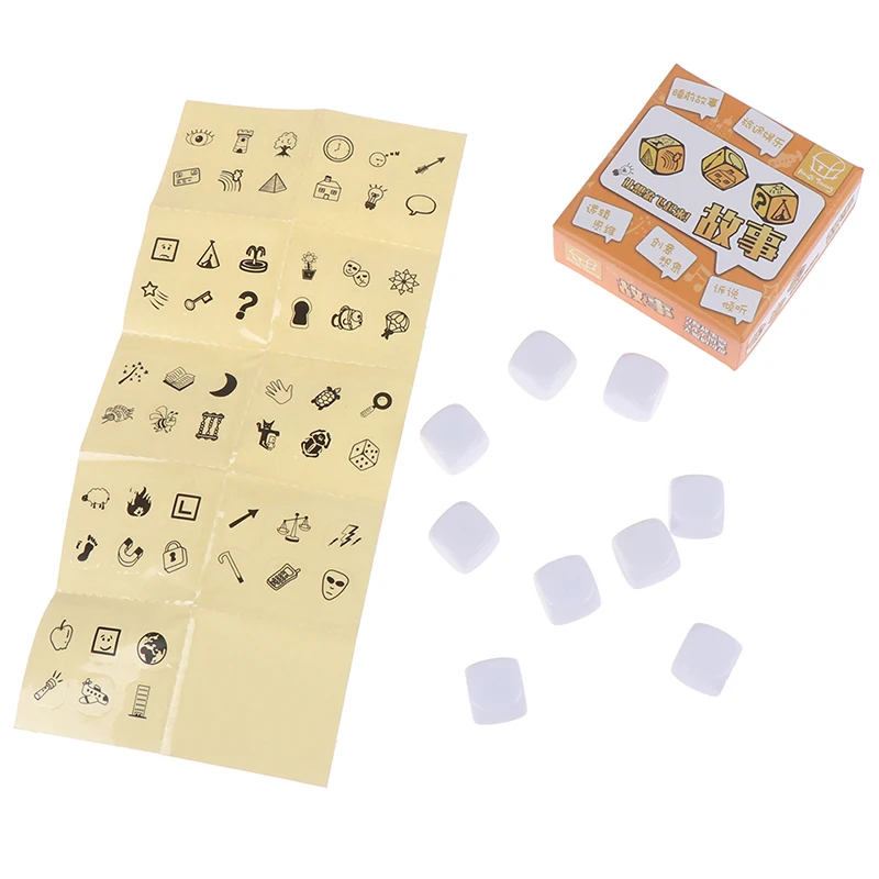 9 шт. игральные кости история с сумкой игра семья представить себе волшебные