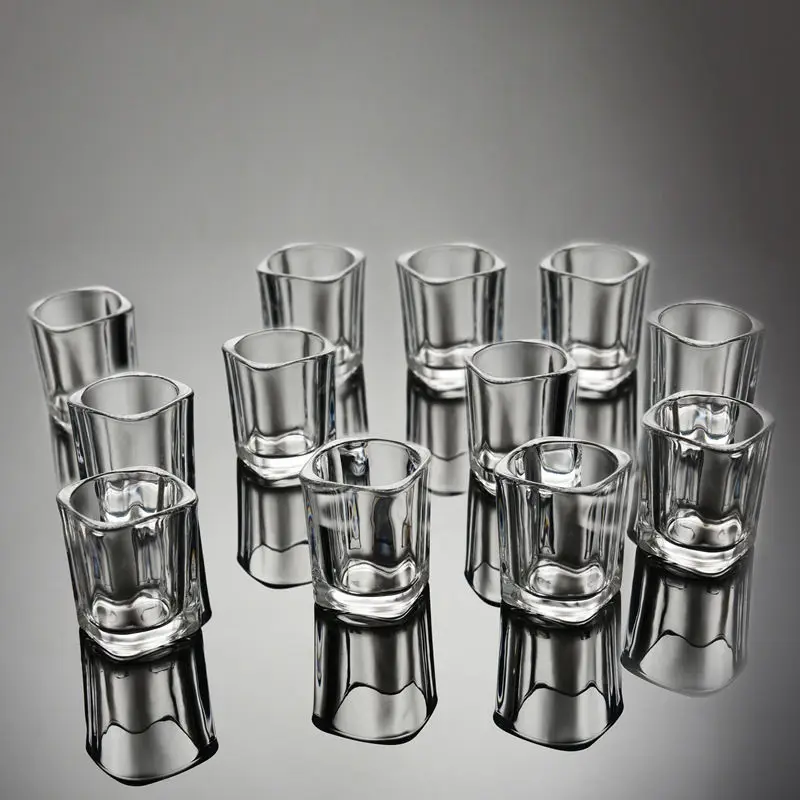 Бокал для вина 12 упаковок домашний бокал с толстым дном маленький белый набор