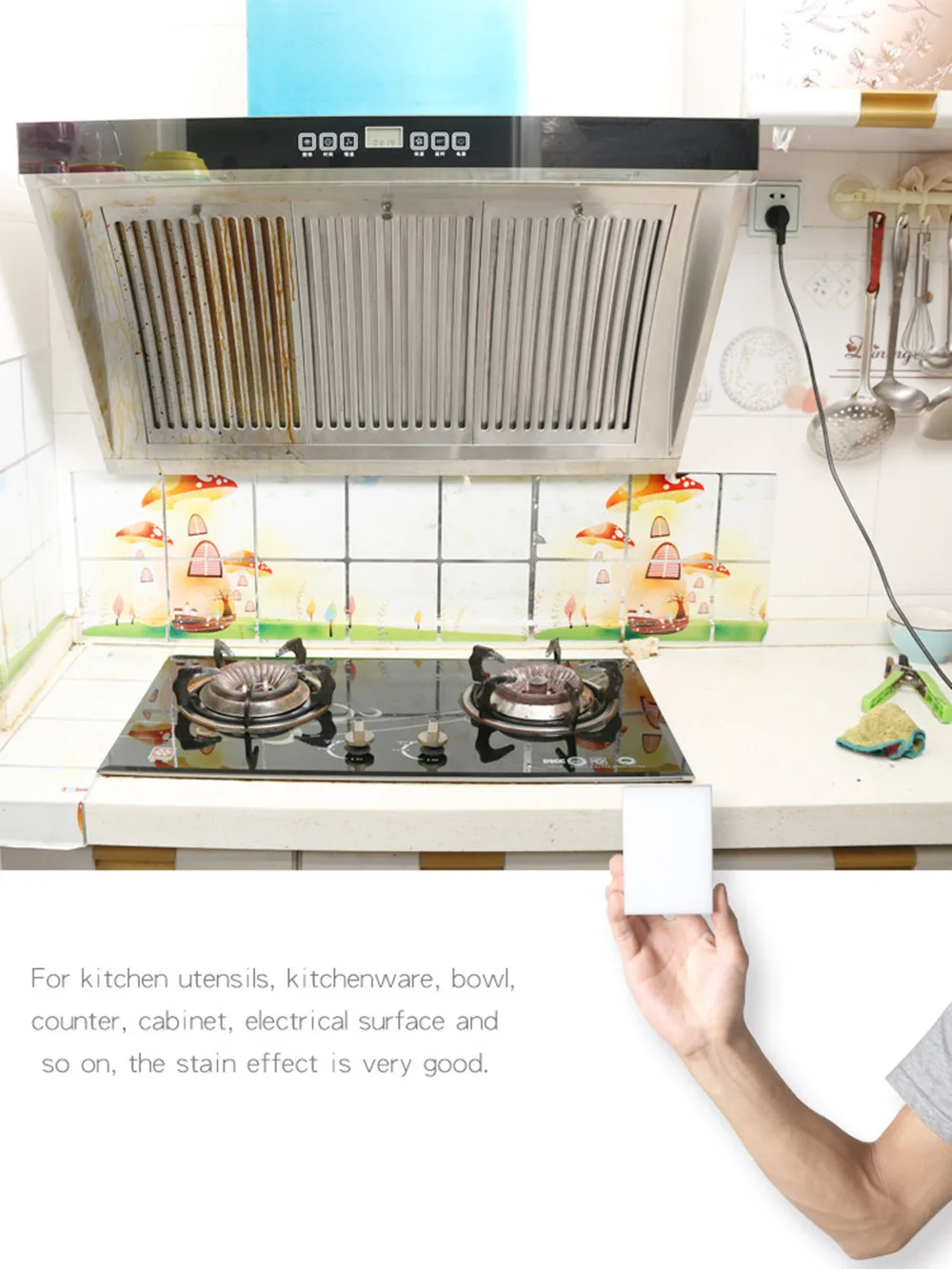 10 шт./20 шт. Волшебная салфетка нано губка меламиновая для мытья посуды Чистящая