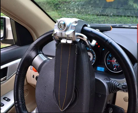 Удобный портативный автомобильный замок Save зажим для руля Противоугонный салона
