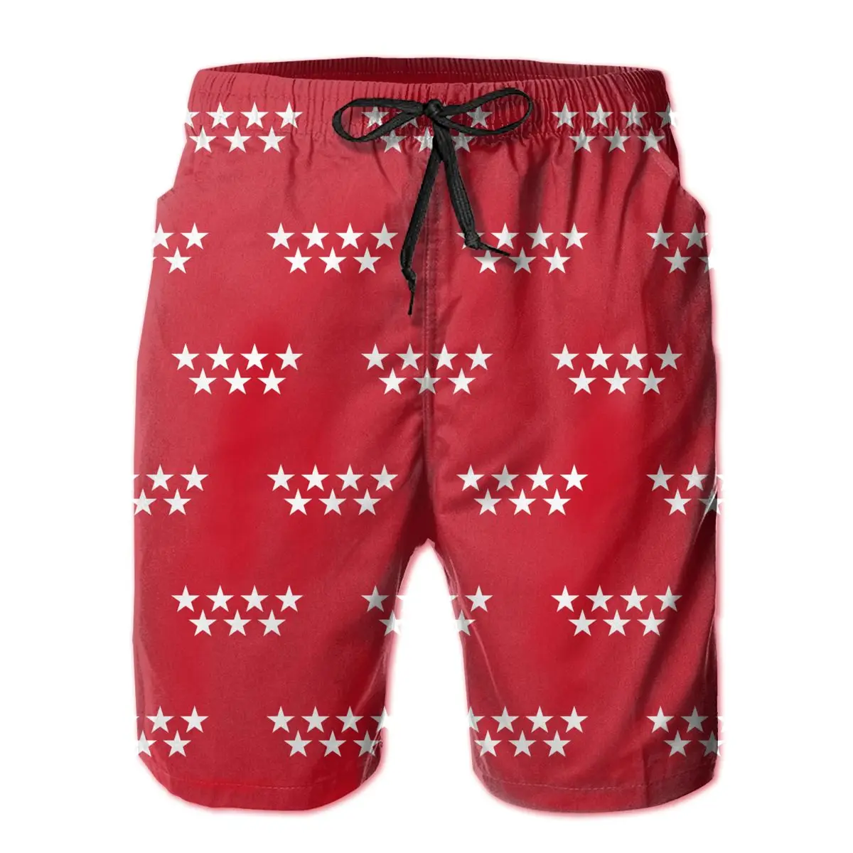 

Мужские шорты пляжные флаги автономные Испании дышащая быстросохнущая GeekSports флаг Мадрид