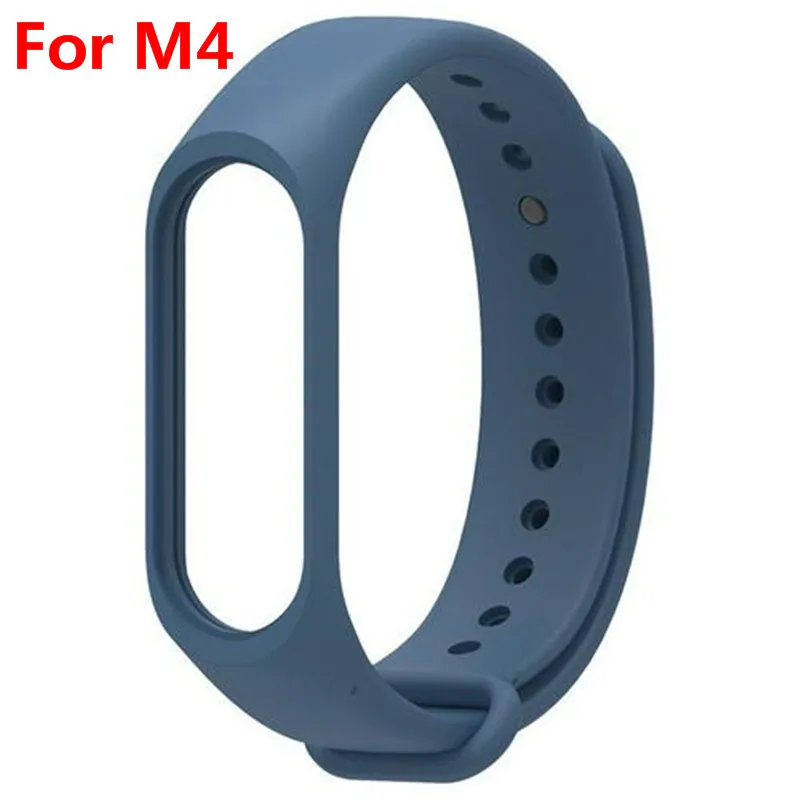 1x умный Браслет для xiaomi mi Band 3 4 спортивный ремешок часы силиконовый ремешок для xiaomi mi band 3 4 браслет mi band 4 3 ремешок - Цвет: For Xiaomi Mi Band 4