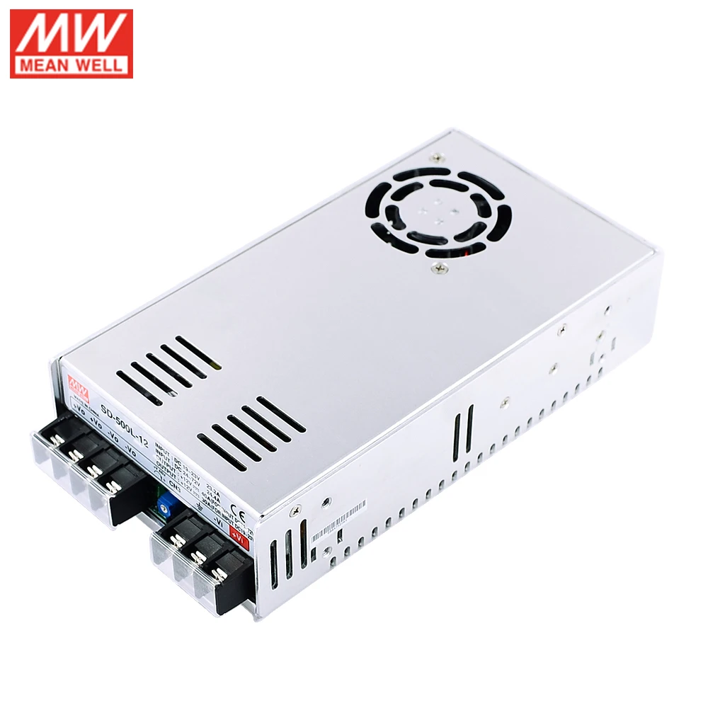 Источник питания MEAN WELL SD-500L-12 500 Вт 19 ~ 72 В постоянного тока в 12 40 А 480 DC-DC импульсный