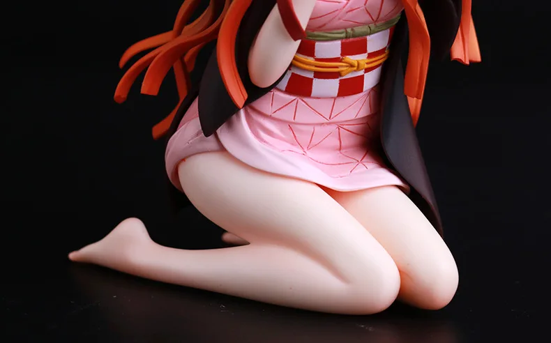 

Anime Green Bamboo Girl Figure Nidouzi Anime Peripheral Demon Slayer's Blade Cute Model Decoration Gift