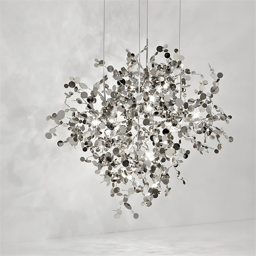 Star Stainless Steel Tablet Pendant Lights Bar Nordic Restaurant Hanging Lamp Living Room Clothing Store Window Deco Fixtures | Освещение