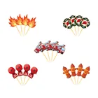 Топперы для торта с пожарным, для детского праздника