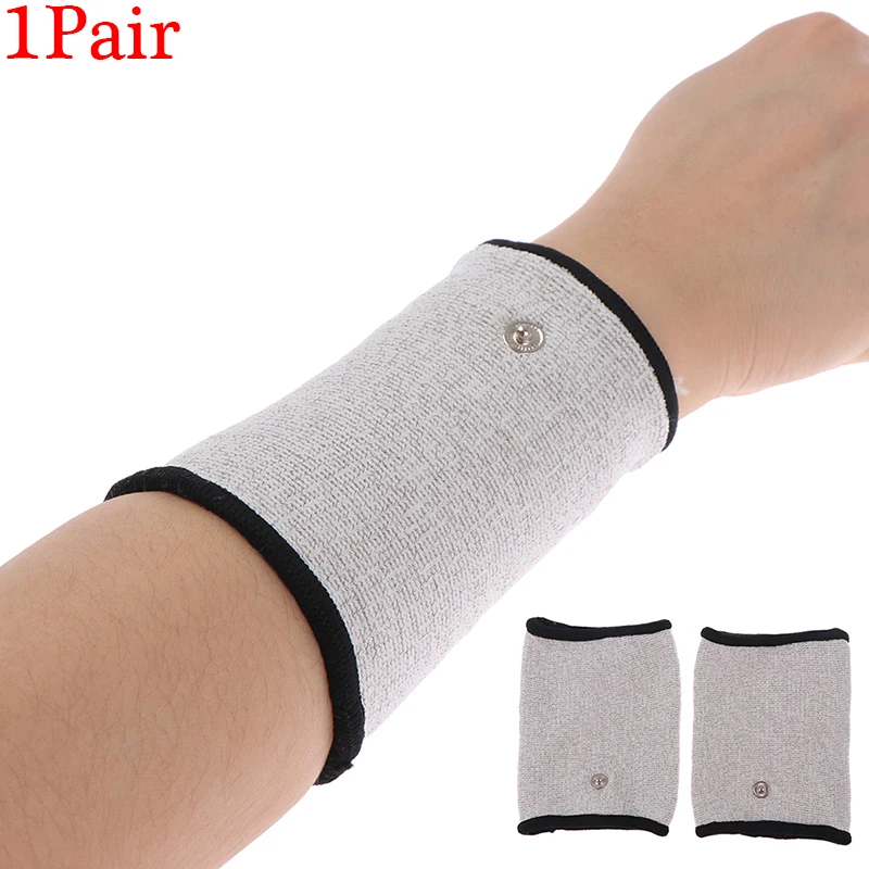 

Electrotherapy Unit Conductive Silver Fiber Electrode Therapy Wrist Pads For Phycical Therapy