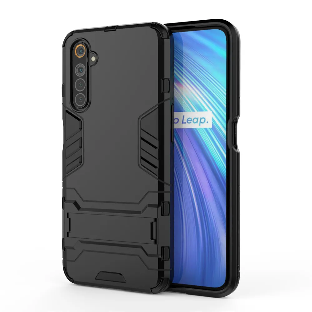 Противоударный чехол для OPPO Realme X50 6 Find X2 Pro C2 с подставкой | Мобильные телефоны и