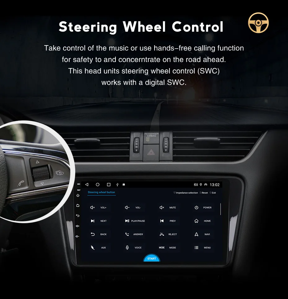 MEKEDE Android 10 автомобильный DVD ПК Мультимедийный DVD-плеер GPS навигатор стерео радио