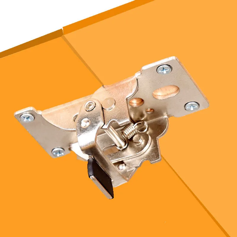 Self-locking Folding Hinge Table Extension Connector Cabinet Hinges Furniture Lift Support Hardware Accessories 90 180 Degrees