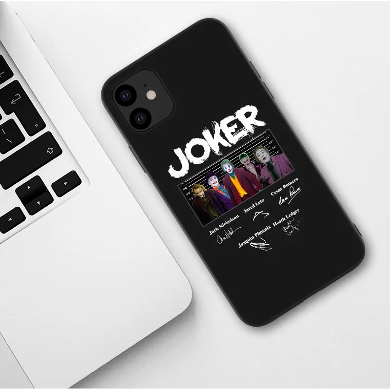 TPU Чехол Joker Horror Movie Joaquin Phoenix для iPhone 11 Pro Max X 7 8 Plus XR XS MAX Black - Цвет: TPU
