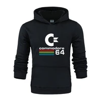 new 2021 mens hoodie high quality casual hoodie plus size printed commodore 64 jacket spring and autumn sportswear 3xl