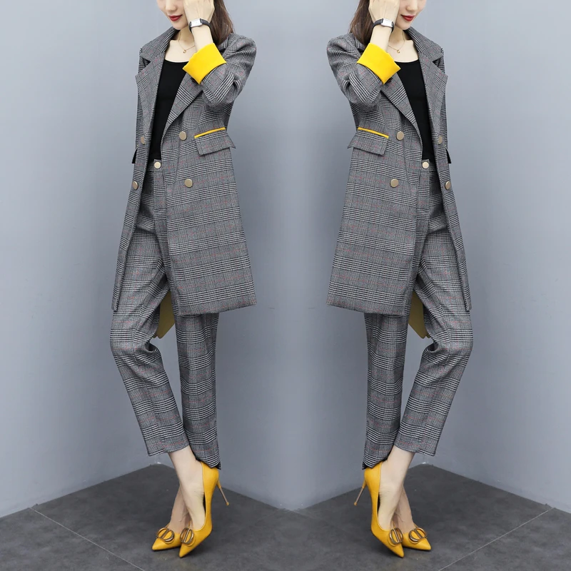 Новый осенний женский костюм для отдыха в 2019 году новый модный тренд западном