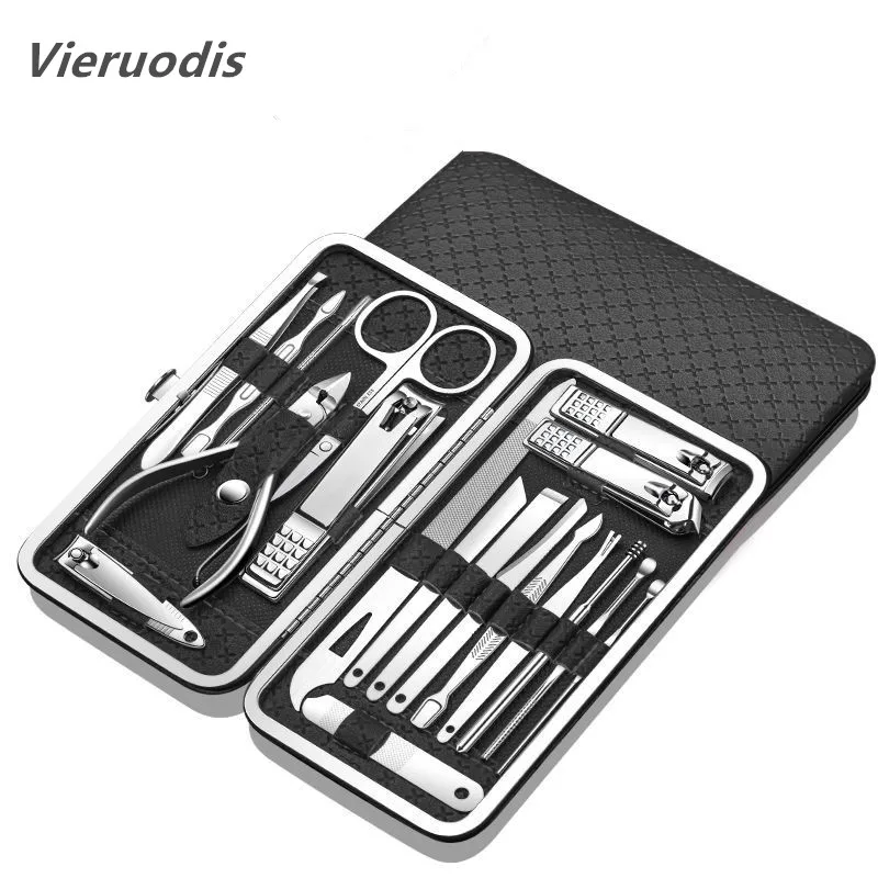 

Upgraded Nail Clipper Set Full Set Nail Clipper Set slant mouth nail clippers with complete pedicure tools