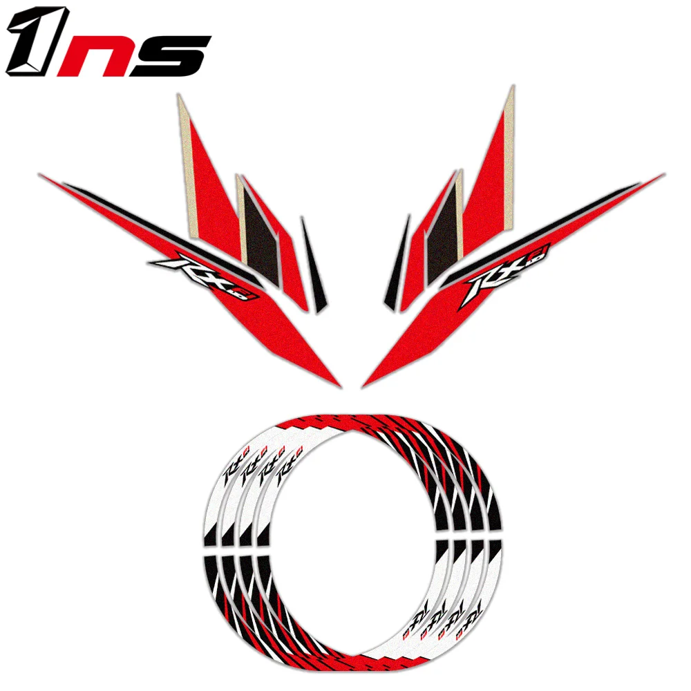

for Honda RX125 RX 125 modified car stickers anti-wear protection stickers wheel hub stickers rim reflective Decorative stickers