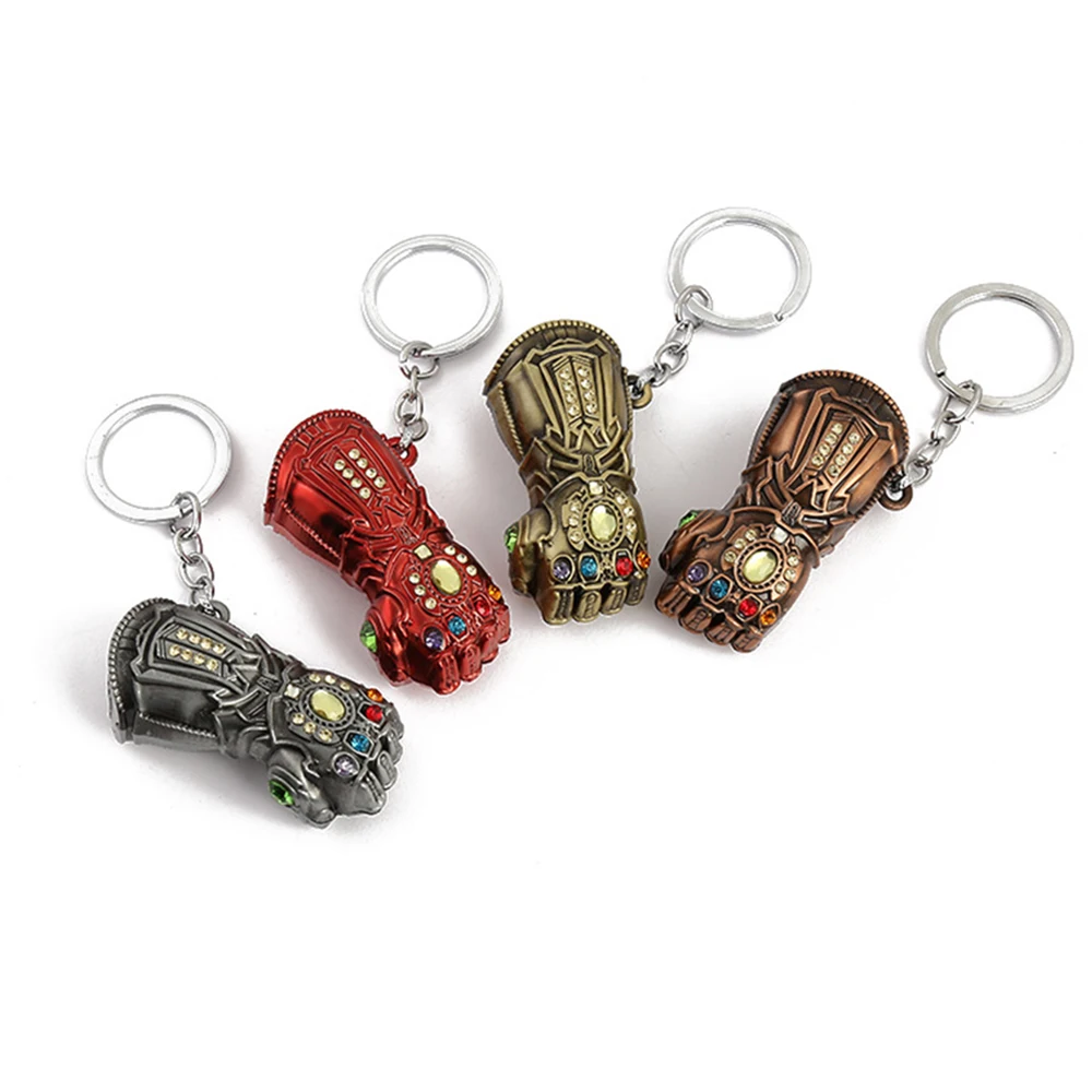 _ Металлические перчатки модели игрушки танос Косплей экшн-фигурки кулон | Спорт