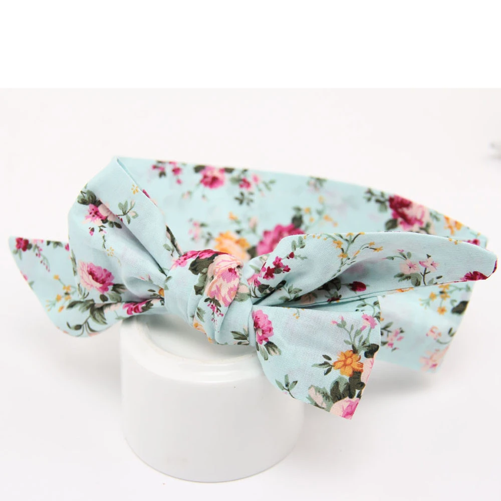 Женская модная эластичная повязка на голову с узлом и бантом аксессуары для