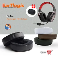 eartlogis replacement ear pads for redragon h510 zeus wired gaming headset 7 1 headset parts earmuff cover cushion cups pillow