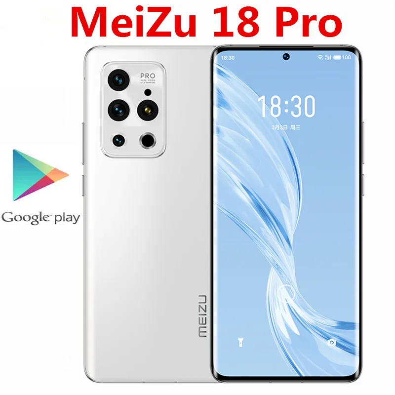 Оригинальное зарядное устройство Meizu 18 Pro 5G дюйма мобильный телефон 6 7 Гц 12 Гб ОЗУ