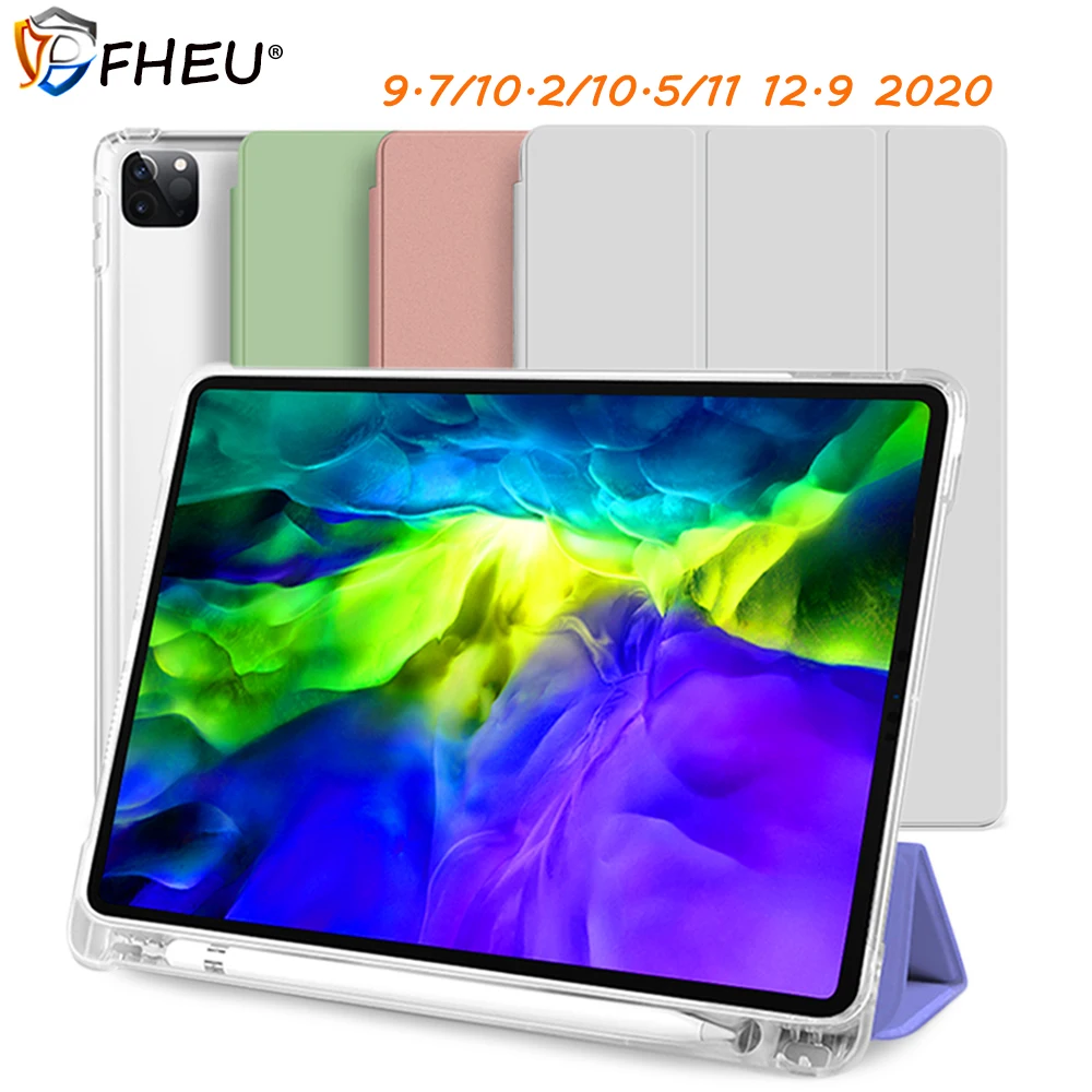 Задняя крышка с держателем для карандашей Smart Funda Прозрачный чехол 7th 10 2 2019 Air 3 5