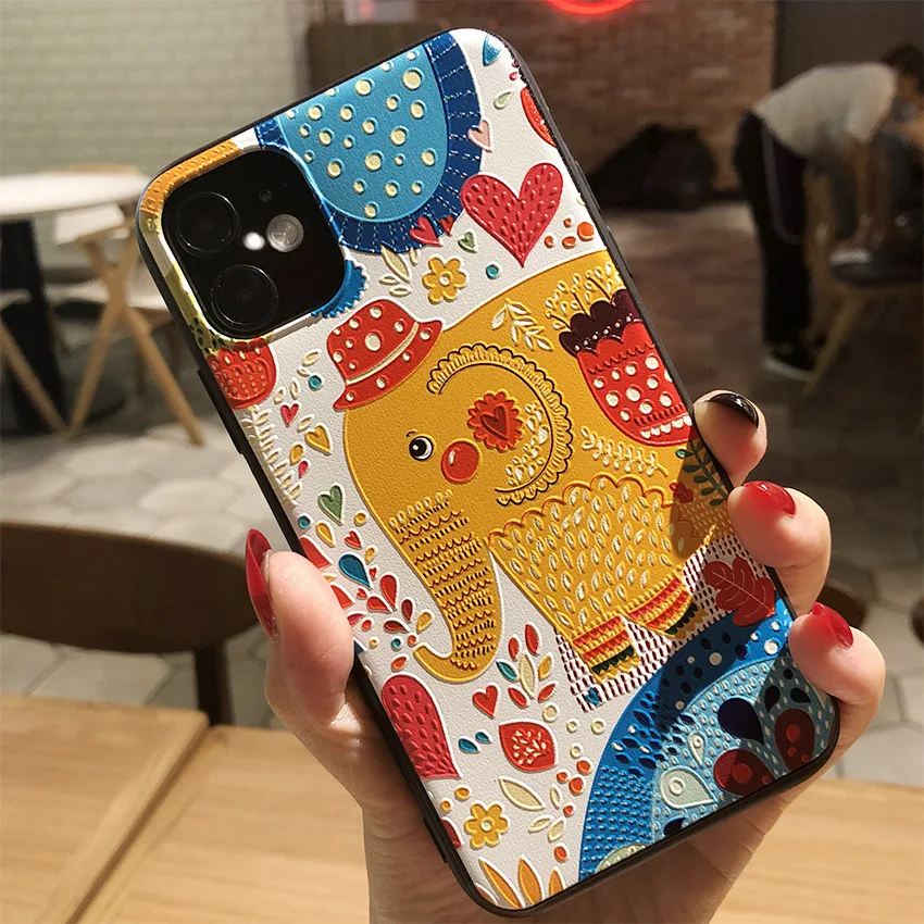 for umidigi a11 pro max case cartoon relief silicone soft phone cover for umidigi a11s cases tpu bumper global a 11 s 11s 11pro free global shipping