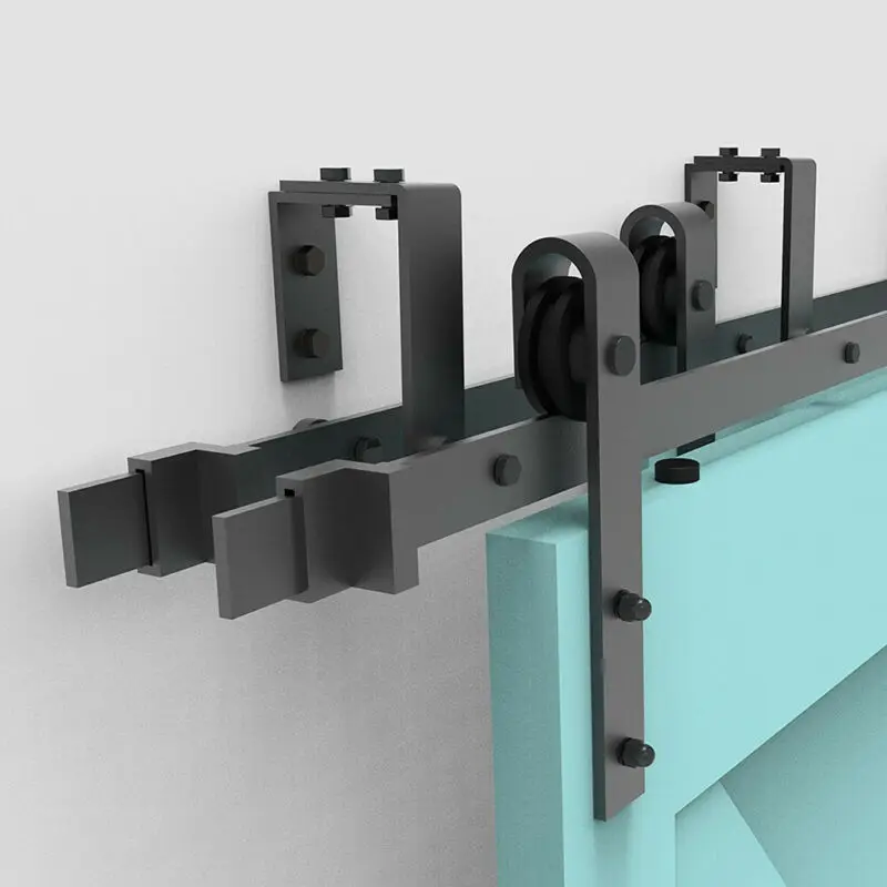

Bracket Wall Mounted Sliding Barn Door Hardware Rack Screws Spacer Attachments