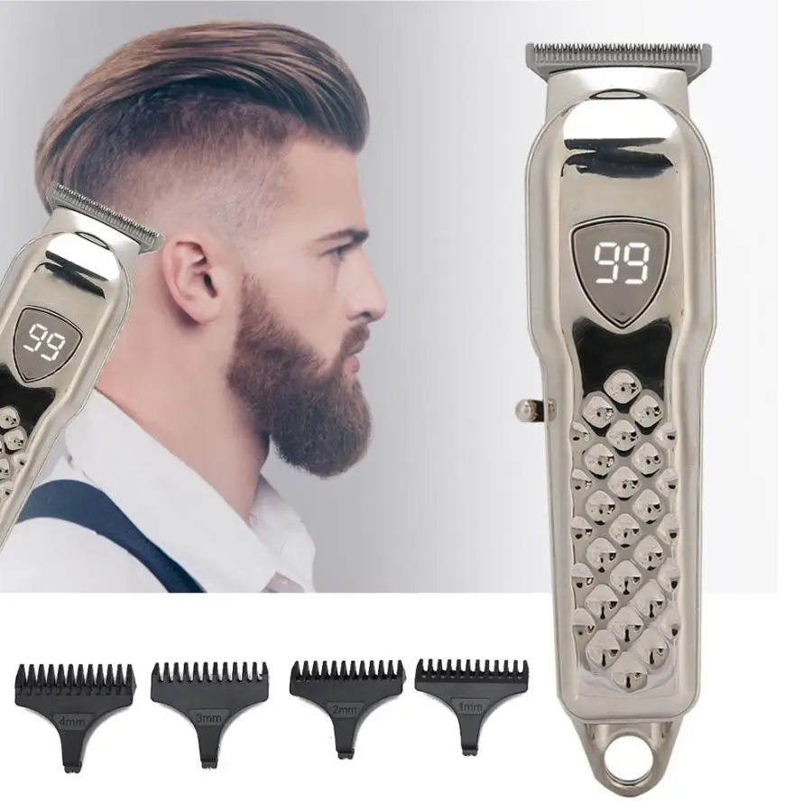 Женская машинка для стрижки волос USB Перезаряжаемый цифровой дисплей мужской