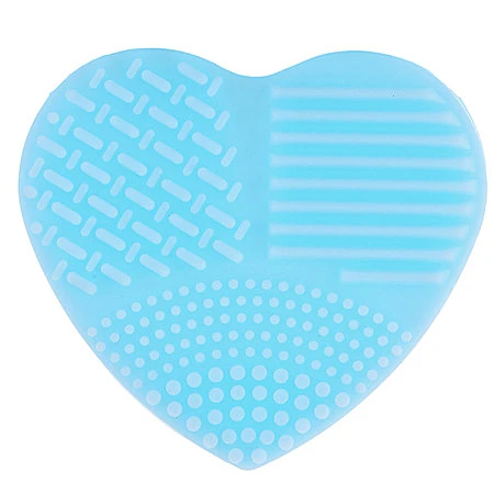 1 Piece Silicone Makeup Brush Cleaning Brushes Cleaner Heart Glove Cosmetic Mat Portable Washing Tools | Красота и здоровье