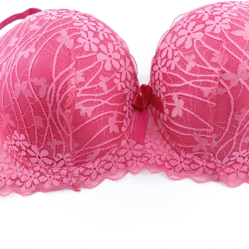 Beauwear сексуальный цветочный кружевной бюстгальтер без подкладки C D DD пенная чашка